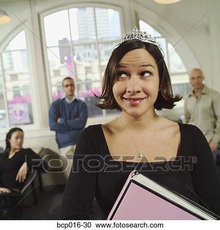 A very special female employee. View Large Photo Image Stock Image - A very special female employee.. Fotosearch