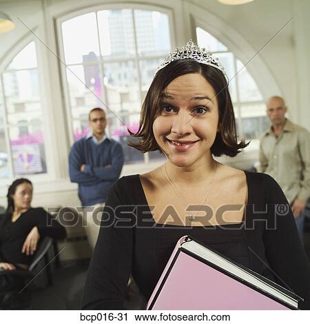 A very special female employee. View Large Photo Image Stock Image - A very special female employee.. Fotosearch