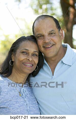 Portrait of a senior couple outdoors. View Large Photo Image Stock Image - Portrait of a senior couple outdoors.. Fotosearch