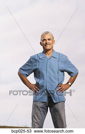 Stock Image - Portrait of a middle-aged man. Fotosearch