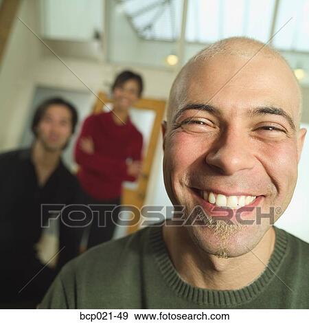 Stock Photo - Portrait of a smiling young man. Fotosearch