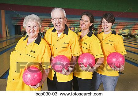 Members of a bowling team View Large Photo Image Stock Image - Members of a bowling team. Fotosearch