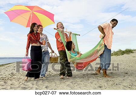 People at a beach party View Large Photo Image Stock Photo - People at a beach party. Fotosearch