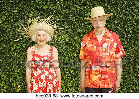Stock Photo - Portrait of senior couple. Fotosearch