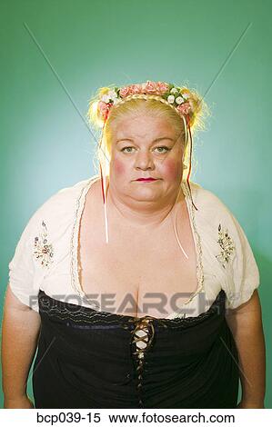 Portrait of a large woman View Large Photo Image Stock Photography - Portrait of a large woman. Fotosearch