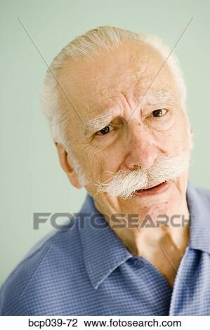 Portrait of concerned older man View Large Photo Image Stock Image - Portrait of concerned older man. Fotosearch