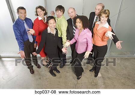 Group portrait of offices workers View Large Photo Image Stock Photo - Group portrait of offices workers. Fotosearch