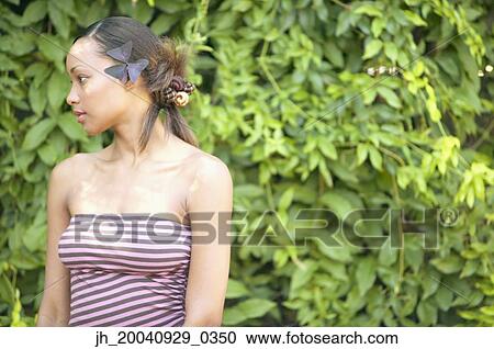 Young woman looking ahead View Large Photo Image Stock Image - Young woman looking ahead. Fotosearch