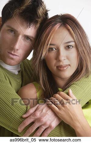 Stock Photography - Close-up of a young couple. Fotosearch
