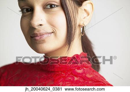 Portrait of a young woman View Large Photo Image Stock Image - Portrait of a young woman. Fotosearch