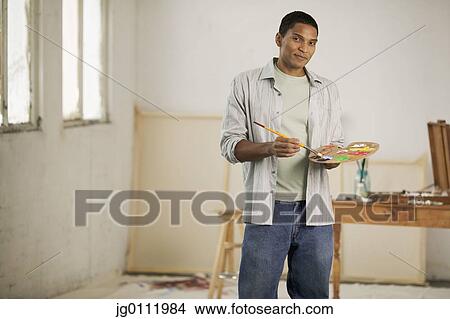 Picture - Portrait of an artist. Fotosearch