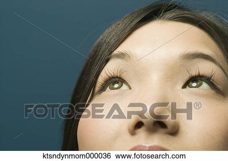 Close up of young woman's eyes View Large Photo Image Stock Photograph - Close up of young woman's eyes. Fotosearch