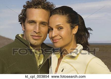 Picture - Close up portrait of couple. Fotosearch