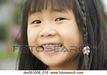 Close up portrait of girl View Large Photo Image Stock Photograph - Close up portrait of girl. Fotosearch