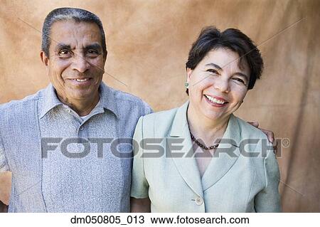Stock Image - Portrait of couple. Fotosearch