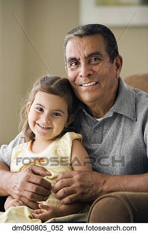 Portrait of grandfather with granddaughter View Large Photo Image Stock Image - Portrait of grandfather with granddaughter. Fotosearch