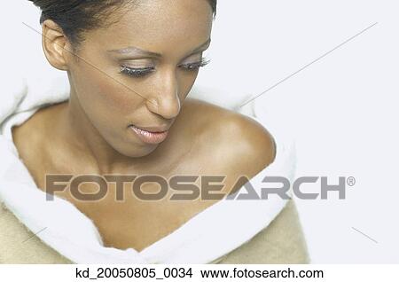Picture - Young woman posing for the camera. Fotosearch