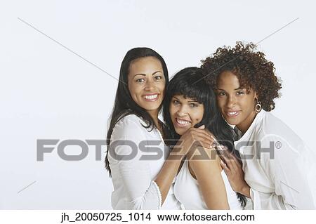 Girl friends smiling for the camera View Large Photo Image Picture - Girl friends smiling for the camera. Fotosearch