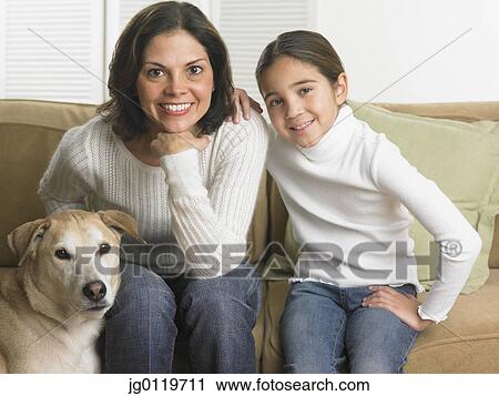 Mother and daughter smiling for the camera View Large Photo Image Stock Image - Mother and daughter smiling for the camera. Fotosearch