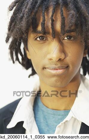 Stock Photography - Teenage boy posing for the camera. Fotosearch