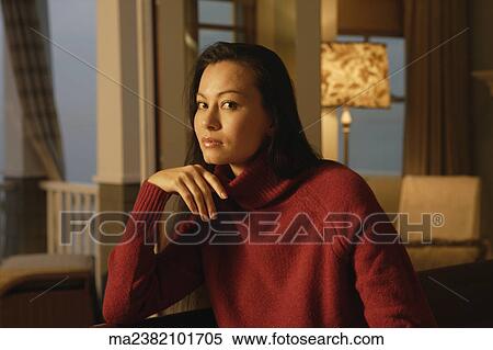Stock Photography - Woman posing. Fotosearch