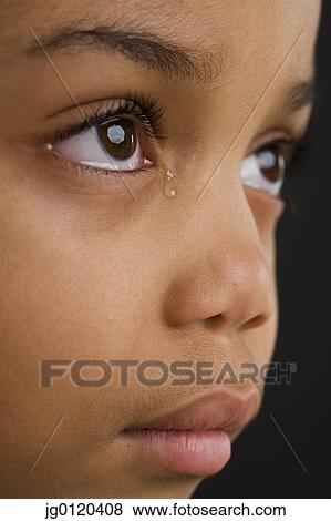 Young girl crying View Large Photo Image Stock Photo - Young girl crying. Fotosearch