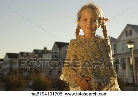 Stock Photography - Young girl smiling. Fotosearch