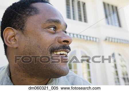 Close up of African American man View Large Photo Image Stock Photography - Close up of African American man. Fotosearch