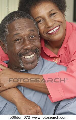 Close up of senior African American couple smiling View Large Photo Image Stock Image - Close up of senior African American couple smiling. Fotosearch