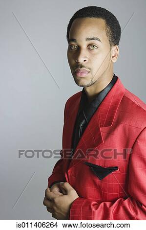 Studio shot of African American businessman View Large Photo Image Picture - Studio shot of African American businessman. Fotosearch