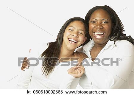 African mother and daughter laughing View Large Photo Image Stock Photography - African mother and daughter laughing. Fotosearch
