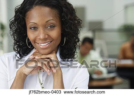 Portrait of African businesswoman in office View Large Photo Image Stock Image - Portrait of African businesswoman in office. Fotosearch