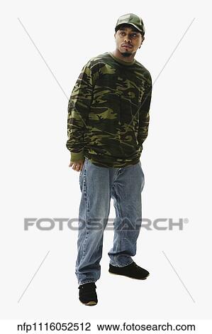 Portrait of African man wearing camouflage View Large Photo Image Stock Image - Portrait of African man wearing camouflage. Fotosearch