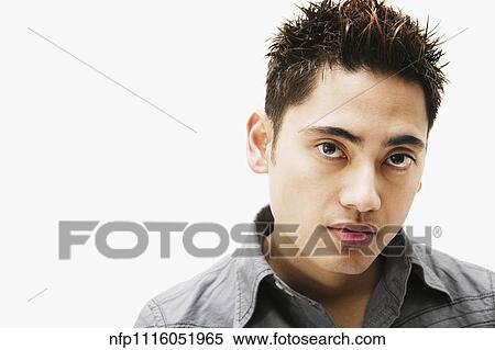 Portrait of Pacific Islander man looking serious View Large Photo Image Stock Photography - Portrait of Pacific Islander man looking serious. Fotosearch