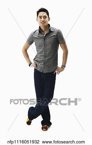 Portrait of Pacific Islander man with hands on hips View Large Photo Image Stock Image - Portrait of Pacific Islander man with hands on hips. Fotosearch