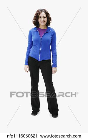 Portrait of woman wearing sweatshirt View Large Photo Image Stock Image - Portrait of woman wearing sweatshirt. Fotosearch