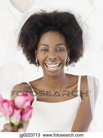 African bride smiling View Large Photo Image Stock Image - African bride smiling. Fotosearch