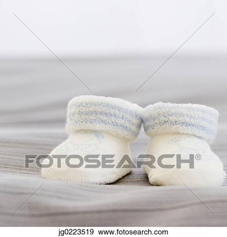 Close up of baby booties View Large Photo Image Stock Photo - Close up of baby booties. Fotosearch