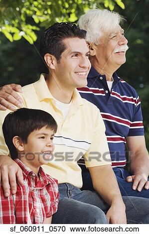Hispanic grandfather with son and grandson View Large Photo Image Stock Image - Hispanic grandfather with son and grandson. Fotosearch