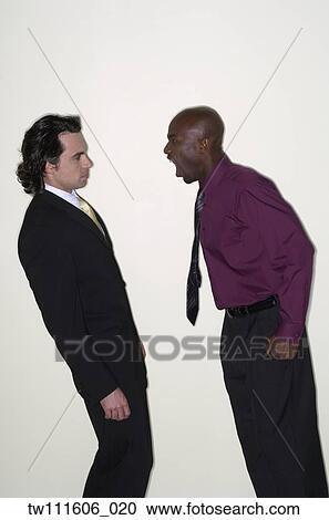 African businessman yelling at coworker View Large Photo Image Stock Image - African businessman yelling at coworker. Fotosearch
