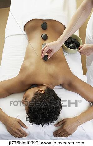 African woman receiving spa treatment View Large Photo Image Stock Photo - African woman receiving spa treatment. Fotosearch