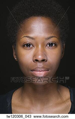 Close up of African woman with afro View Large Photo Image Stock Image - Close up of African woman with afro. Fotosearch