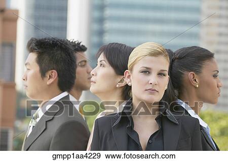Group of multi-ethnic businesspeople View Large Photo Image Stock Photo - Group of multi-ethnic businesspeople. Fotosearch