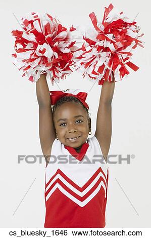 African girl dressed as cheerleader View Large Photo Image Stock Photograph - African girl dressed as cheerleader. Fotosearch