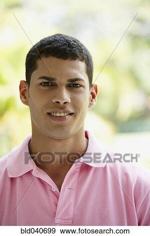 Close up of South American man smiling View Large Photo Image Stock Photo - Close up of South American man smiling. Fotosearch