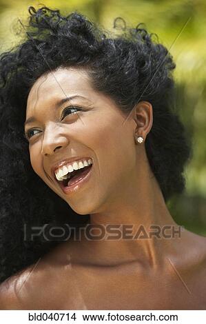 Close up of South American woman laughing View Large Photo Image Picture - Close up of South American woman laughing. Fotosearch