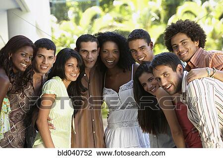 South American friends hugging View Large Photo Image Stock Image - South American friends hugging. Fotosearch