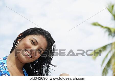 South American woman in bathing suit View Large Photo Image Stock Image - South American woman in bathing suit. Fotosearch