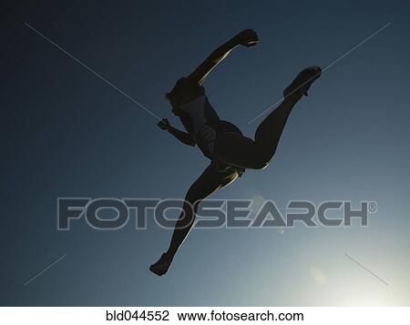 African American female athlete jumping View Large Photo Image Stock Image - African American female athlete jumping. Fotosearch