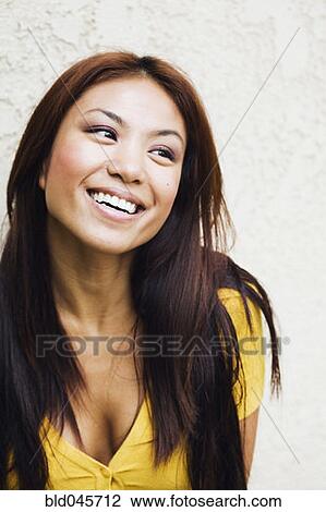 Asian woman looking sideways View Large Photo Image Stock Image - Asian woman looking sideways. Fotosearch